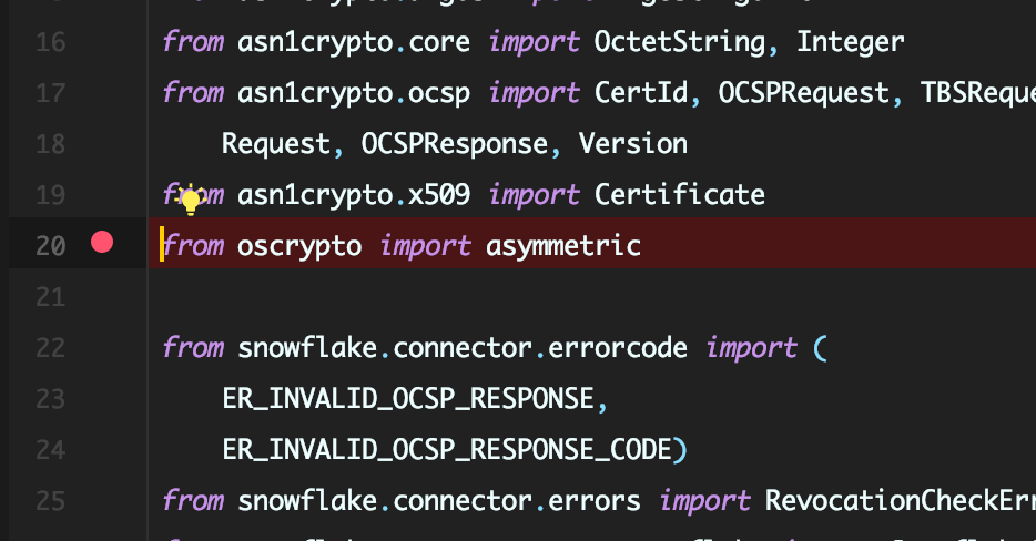 First breakpoint