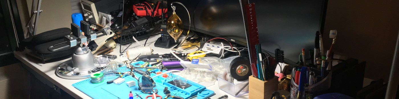 messy desk